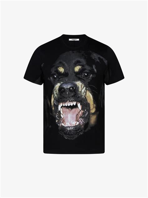 givenchy angry dog shirt|givenchy rottweiler shirt price.